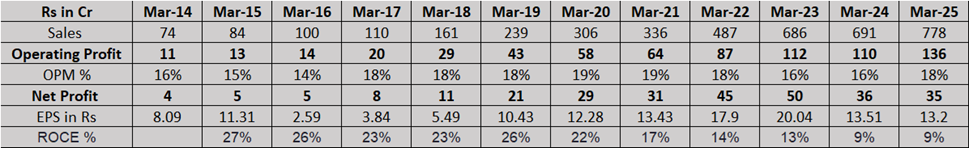 Neogen Chemicals Financial Statement